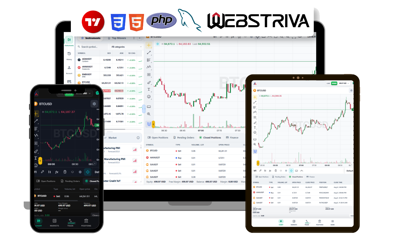 Webstriva product preview
